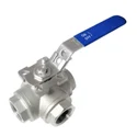 Three Way Metal Ball Valve