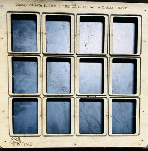 0.5x0.5feet (lxw) Rectangle Forming Blister Cutting Die