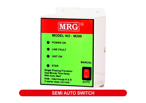 25a Maximum Three Phase MRG M299 Semi Auto Switch Voltage: 440V