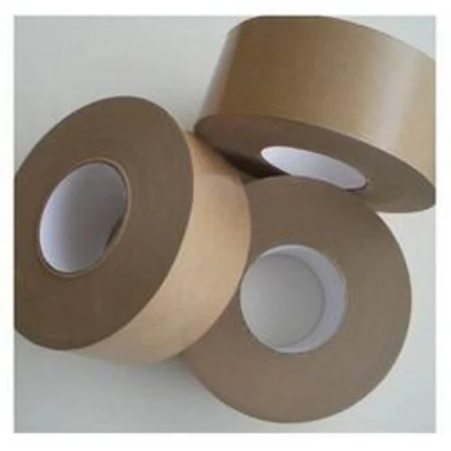 50 Meter Single Sided Kraft Paper Tape, For Box Packaging, Size: 2 Inch