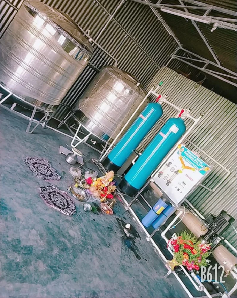 500 LPH Industrial RO System, Mild Steel