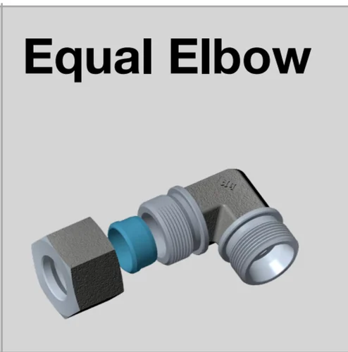 90 degree MS Equal Elbow Fitting