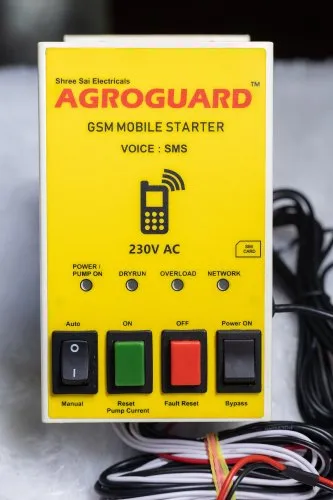 Agroguard Sinlge Phase GSM Mobile Starter, For Motor Control, Voltage: 230 V Ac