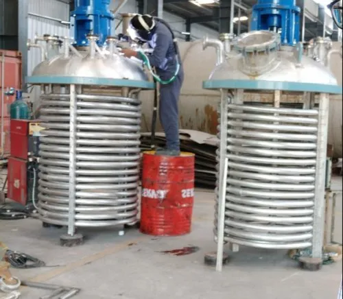 Apex Stainless Steel Coil Type Heat Exchanger, For Industrial