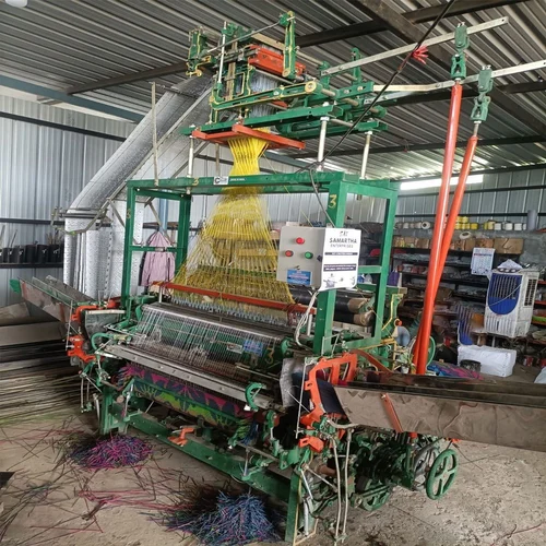 Automatic PP Mat Weaving Machine, For Textile, Cap