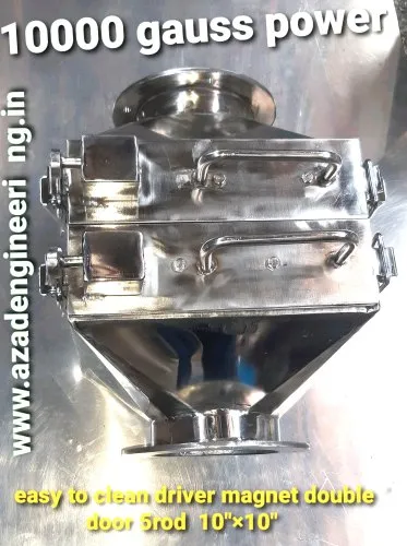 Azad Square Permanent Heavy Duty Drawer Type Magnet Separator