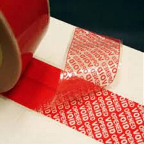 Backing Material: Polyester Security Void Tape, For Packaging