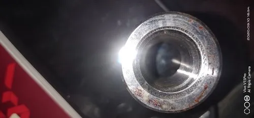 Black EN8 E bar threded Coupling