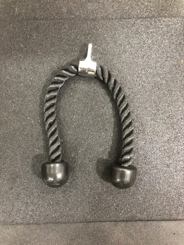 Black Nylon Tricep Rope, For Gym Handle
