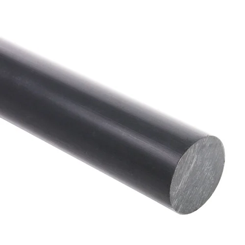 Black Solid Pvc Rod, 6 mm