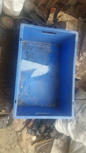 Blue Loosely Packed HDPE Plastic Scrap