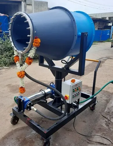 Blue Mild Steel Mist Cannon Dust Suppression Syste