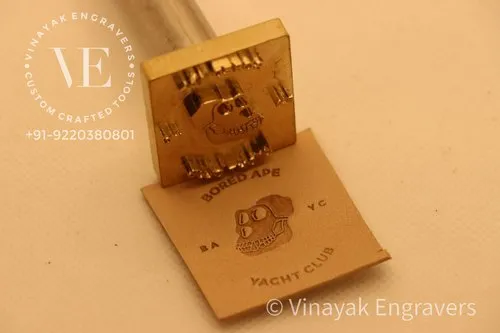 Brass Printed Custom Leather Stamp