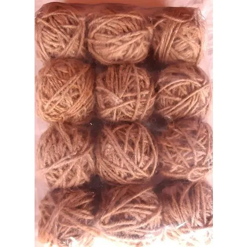 Brown 10-20 mm High Quality Jute Rope, Packaging Type: Roll