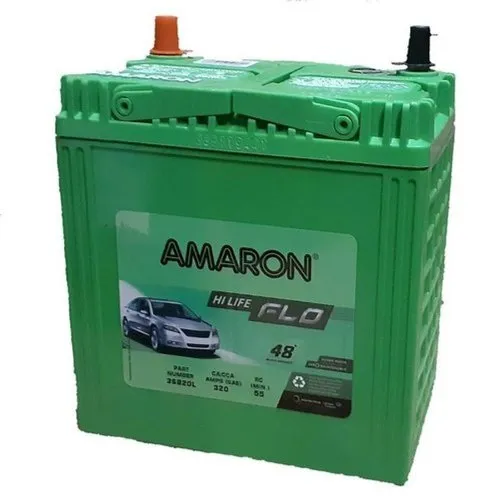 Capacity: 35 Ah Amaron Hi Life FLO 36B20L Car Battery