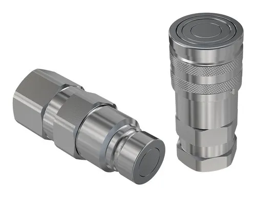 Carbon steel Flat Face Quick Release Coupling, For Hydraulic Pipe