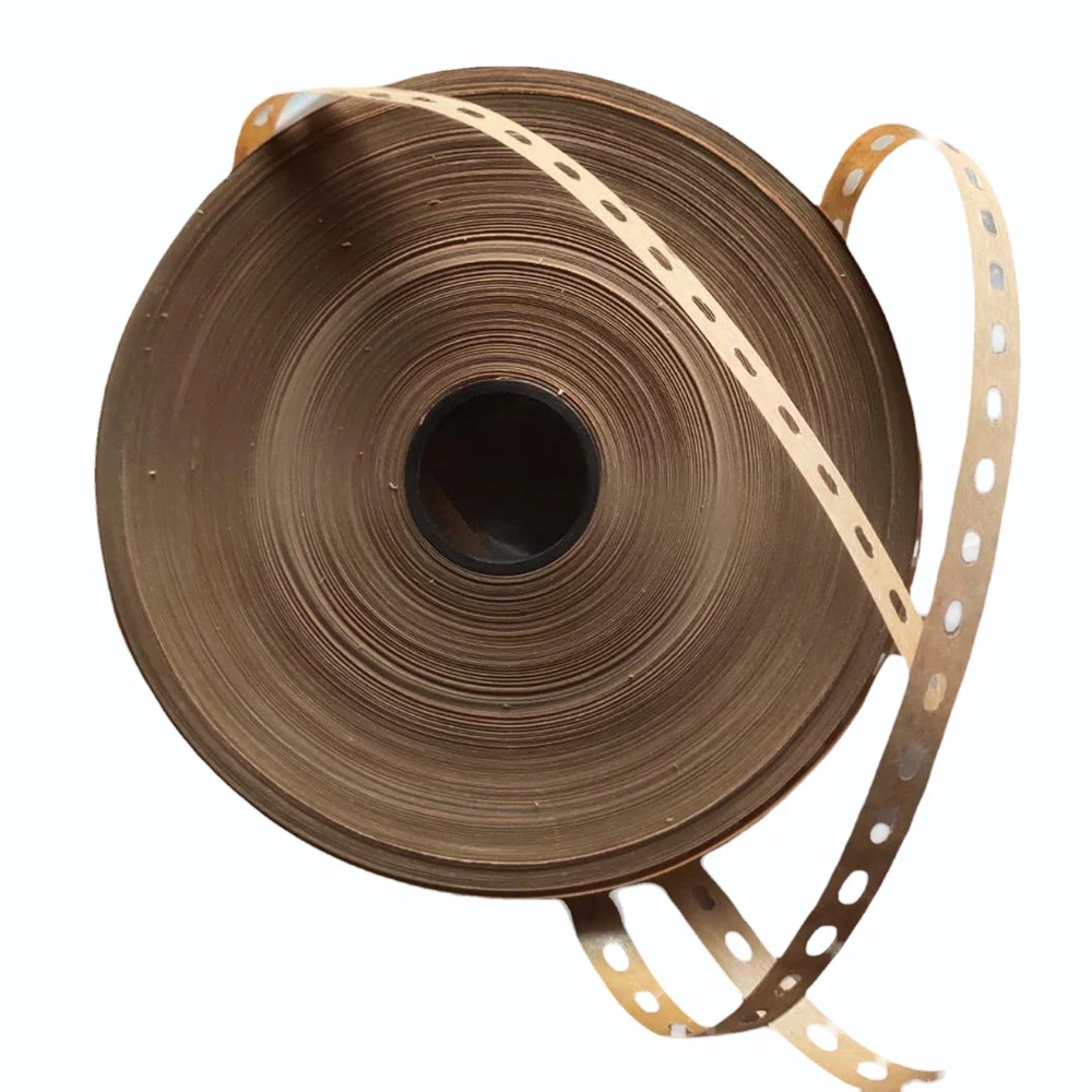 Color: Brown 11mm Core Veneer Perforated Tape