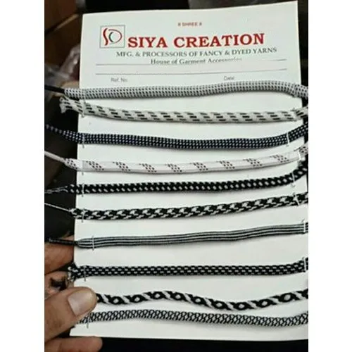 Cotton Braided Cord, For Shoes