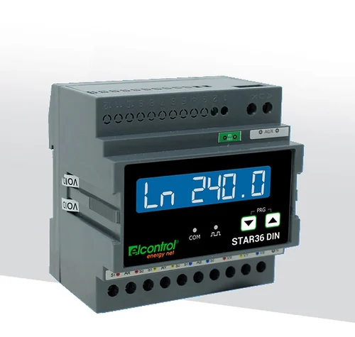 Elcontrol 4VA Din Rail Energy Meter, Model Name/Number: Star 36, 220 V