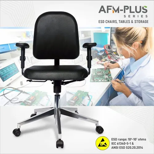 Electronic Assembly Messung Leather ESD Chair
