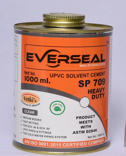 Everseal SP 709 UPVC Solvent Cement, Tin