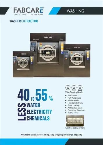 Fabcare Washer Extractor, For Commercial, Capacity