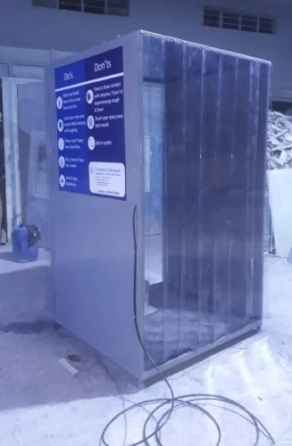 FRP Automatic Disinfection Tunnel, Size/Dimension: 4 X 4 X 8 Inch