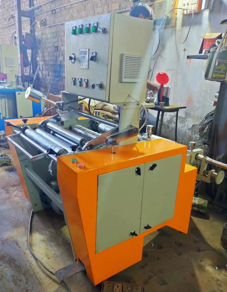 Fully Automatic Mild Steel Aluminium Foil Winding Machine, 1