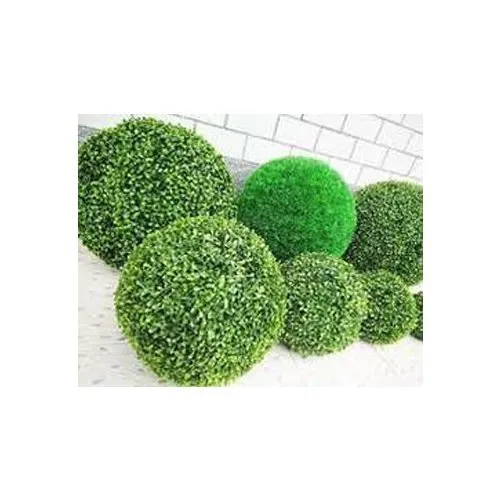 Green Pp Round Artificial Leaf Ball