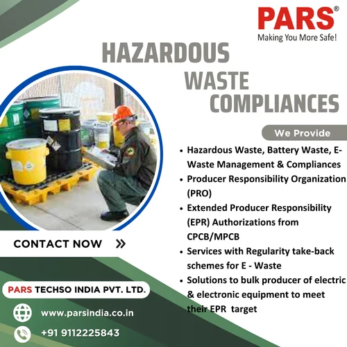 Hazardous Waste Compliances - EPR, PRO, Battery Waste, E- Waste