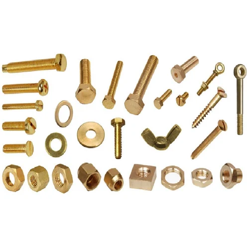 Hex & Round Brass Industrial Fastener