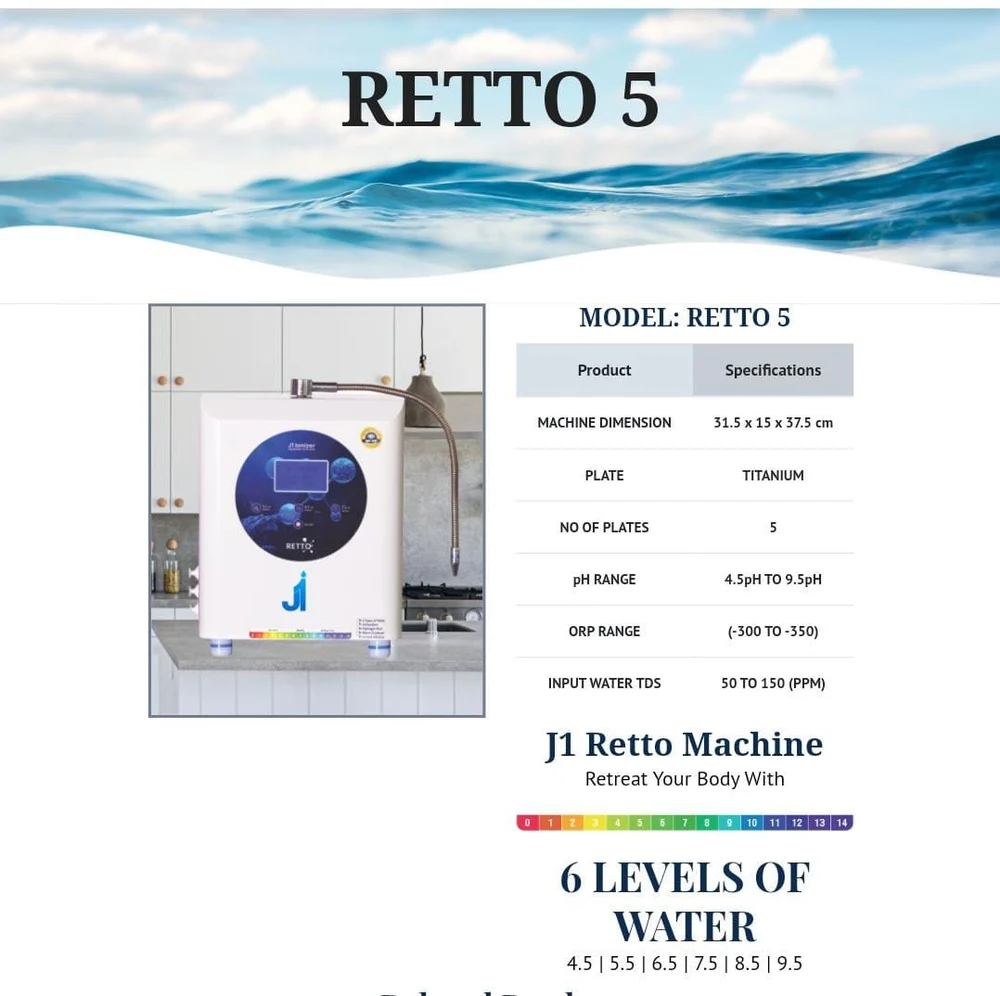 IONIZER -RETTO 5, For Household