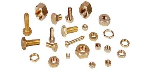 Lock Nut Hexagonal Brass Industrial Fastener