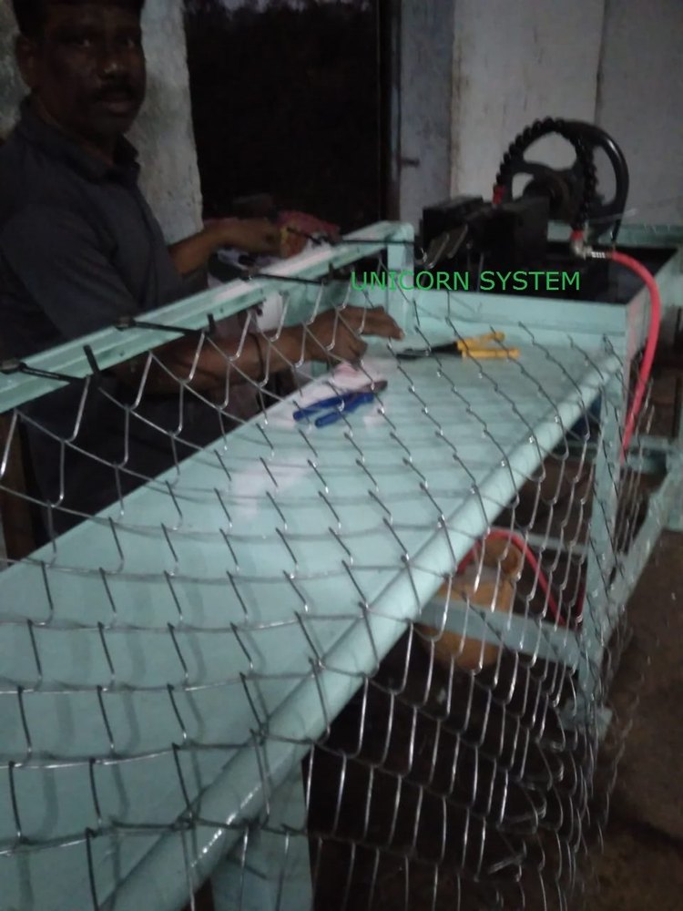 Manual Automatic Chain Link Fence Making Machine, 