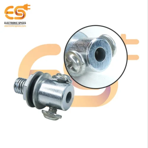 Metal Two Wheeler Electronic Spices 775 DC Motor 5mm Shaft Adapter Stud Connector