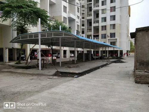 Mild Steel Parking Shed Fabrication Services
