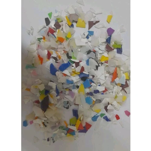 Mixed First Grinded HDPE Washed Bottle Regrind Scrap