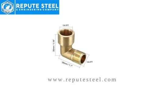 MS 90 degree Bronze Pipe Elbow