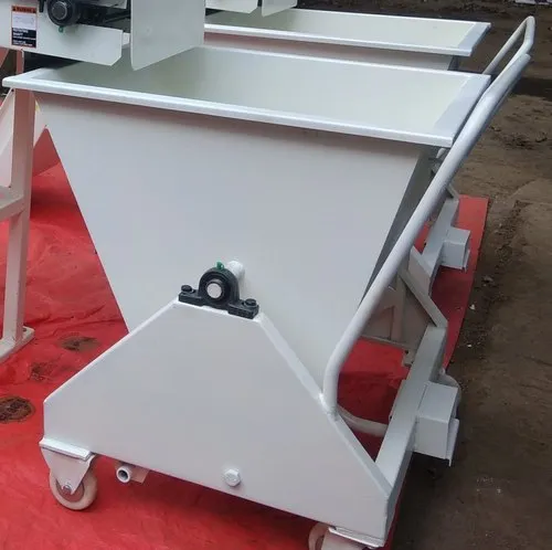 MS Chip Bin Trolley, Capacity: 10 kg to 5 tonn