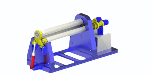 MS,SS 3 Roll Hydraulic Plate Rolling Machine, 440V