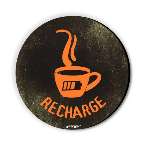 Multicolor Artangle Circular Fridge Magnet
