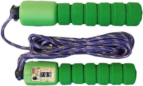 Multicolor Nylon adjustable Skipping Jump Rope With a Counter and Comfortable Handles