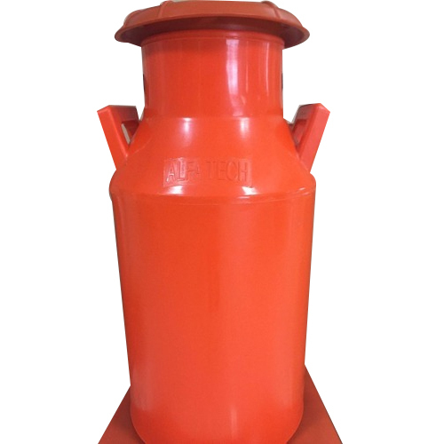 Orange Plastic Milk Can, Capacity: 40 Liters