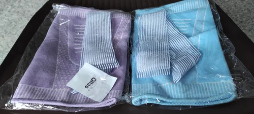 Polyester Striped Hook-and-loop Fastener Breathable Nylon Knee Pad