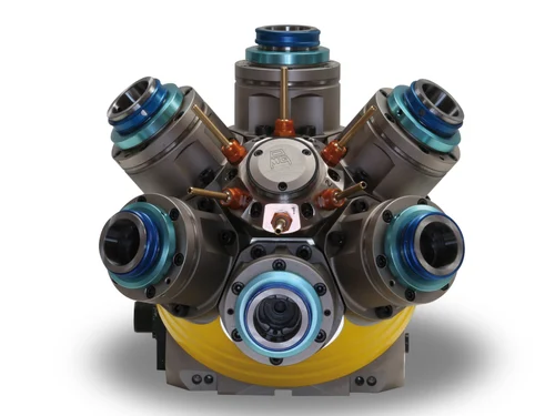 Precise Gray Revolving Turret Heads