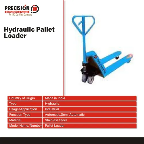 Precision Hydraulic Pallet Loader For Industrial