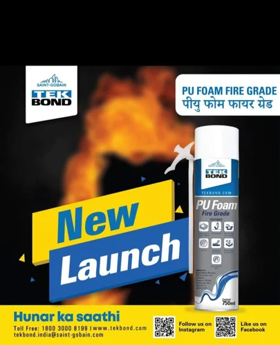 PU Foam Spray Fire Grade 750ml, Packaging Type: Bottle