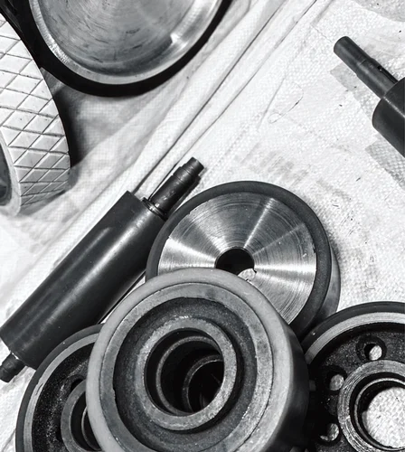 Pu/ Rubber Coating Over Rollers/ Wheels/ And Other