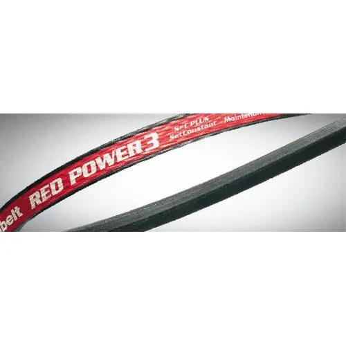 Red Power 3 V Belts, Thickness: 8 To 10mm, Packaging Type: Carton Box