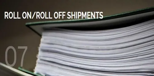 Roll-on / Roll-off Shipment Service